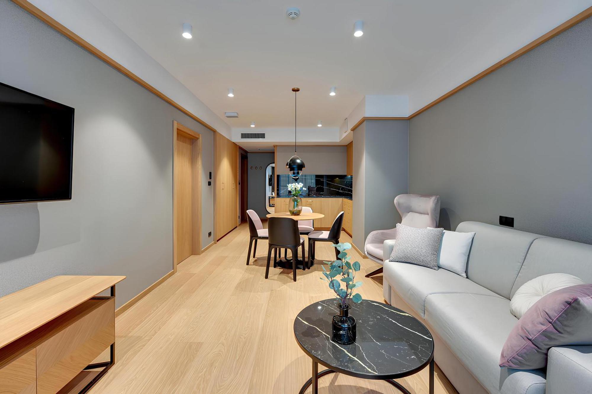Deo Plaza Premium Apartments & Spa Danzica Esterno foto